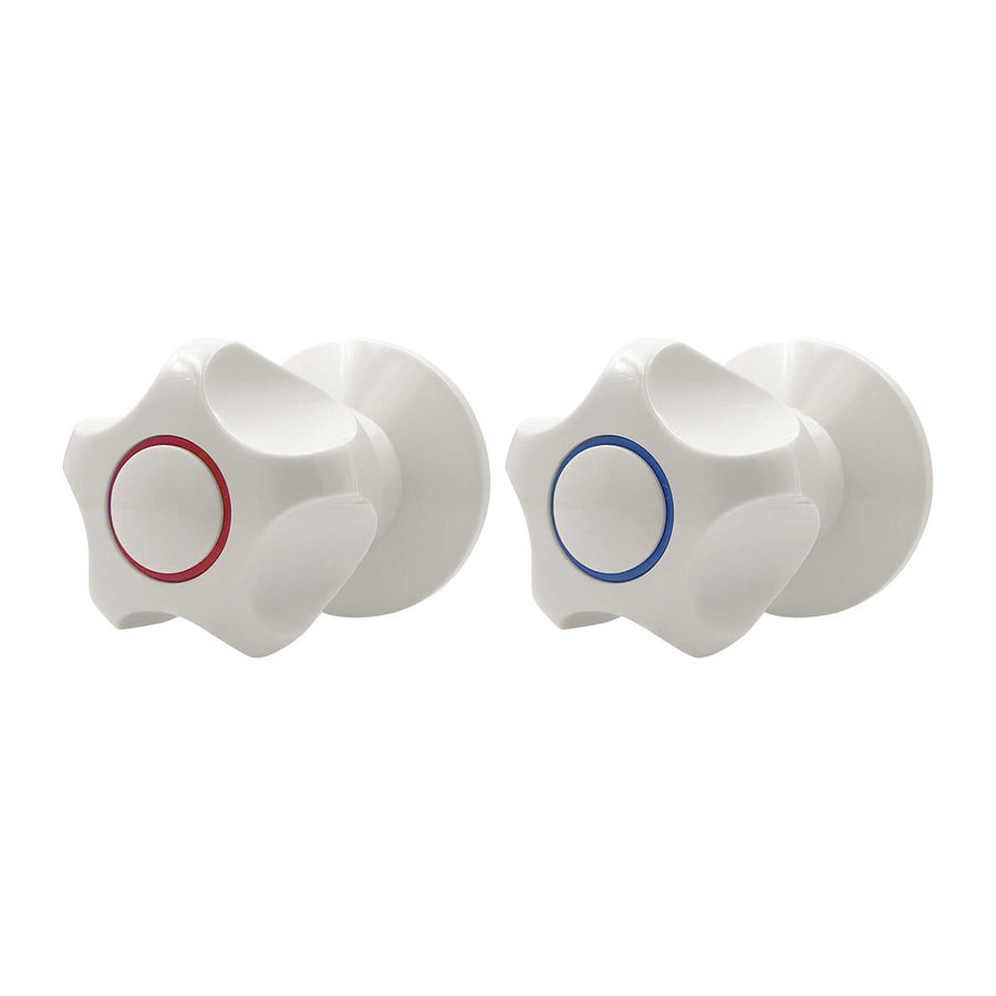Shaw Mason Ivory Wall Top Assembly with Handles - 2 Pack - 65mm x 65mm x 105mm - Durable and Easy to Install - SuperSaverAU - view 1