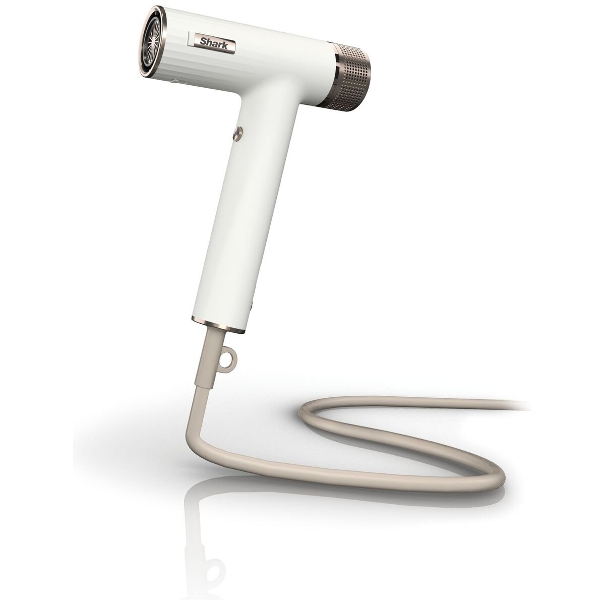 Shark SpeedStyle RapidGloss Finisher and High-Velocity Hair Dryer - White - IQ Styling - HD321ANZ