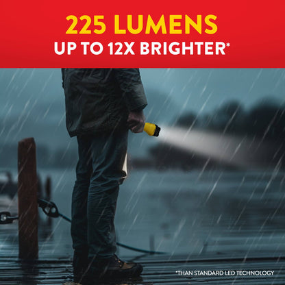 Eveready Dolphin Hybrid Rechargeable Floating LED Flashlight 225 Lumen - 135mm x 317mm x 67mm - Waterproof - Durable