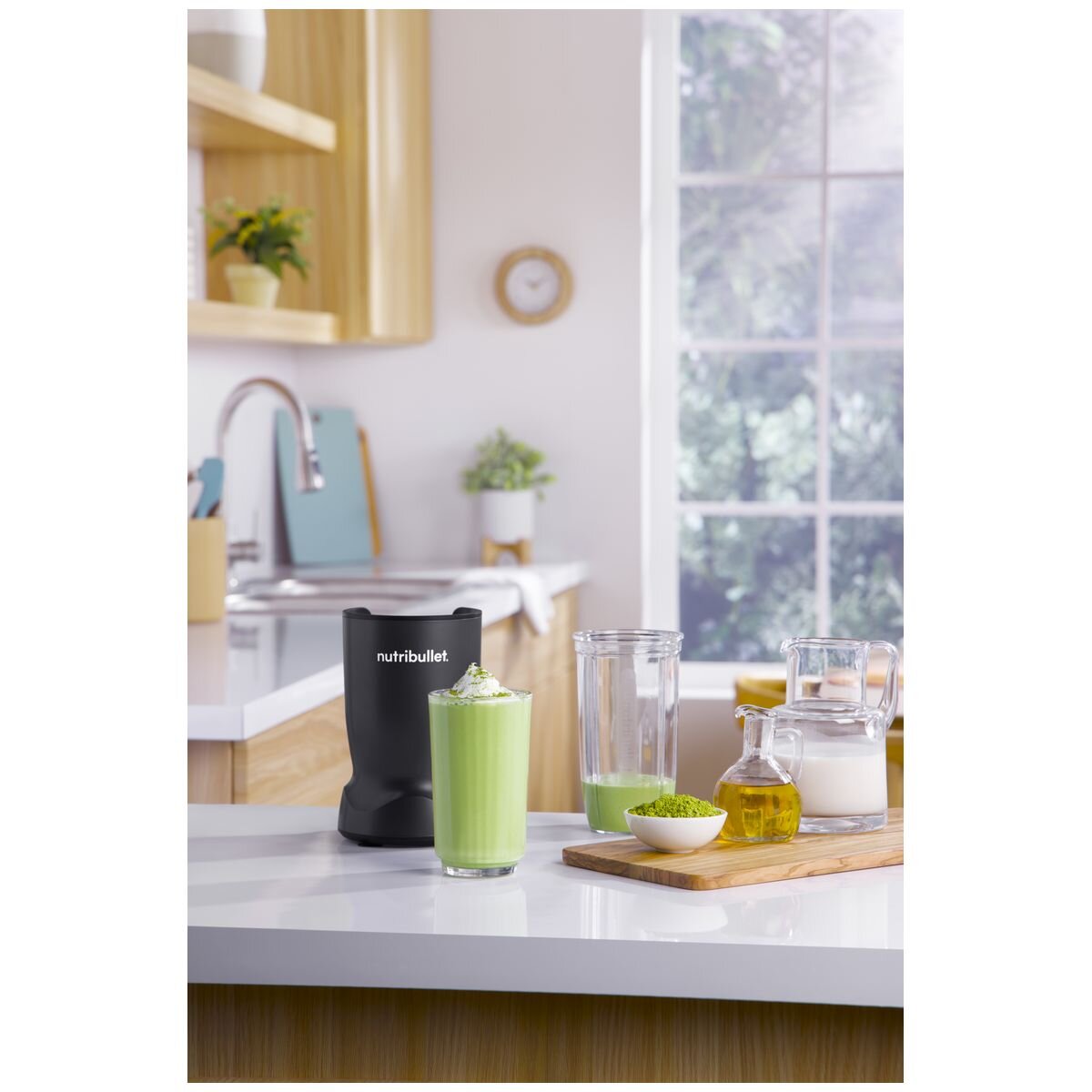 NutriBullet Turbo 1000 Blender 1000W - 45-Second Auto Cycle, Tritan Cups, Black - NBT07400-1006AK