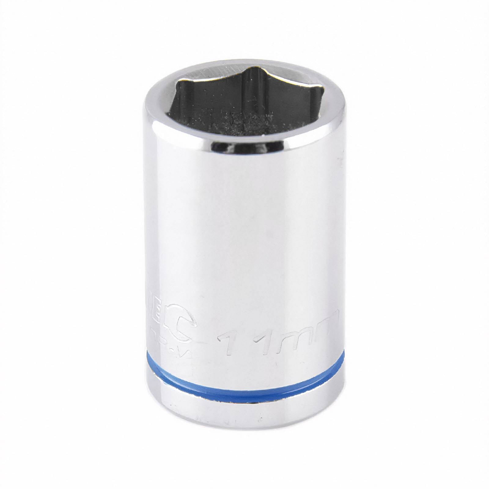 Kincrome 11mm 1/4" Drive Socket 6 Point Chrome Vanadium Steel