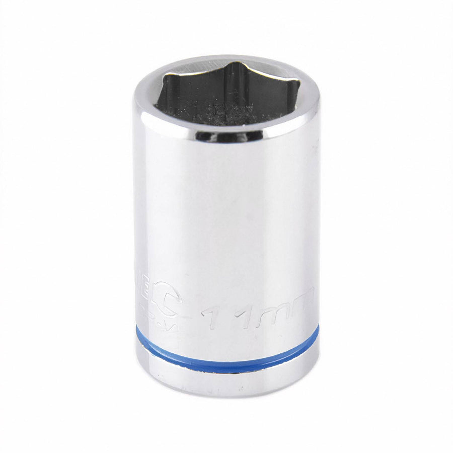 Kincrome 11mm 1/4" Drive Socket 6 Point Chrome Vanadium Steel