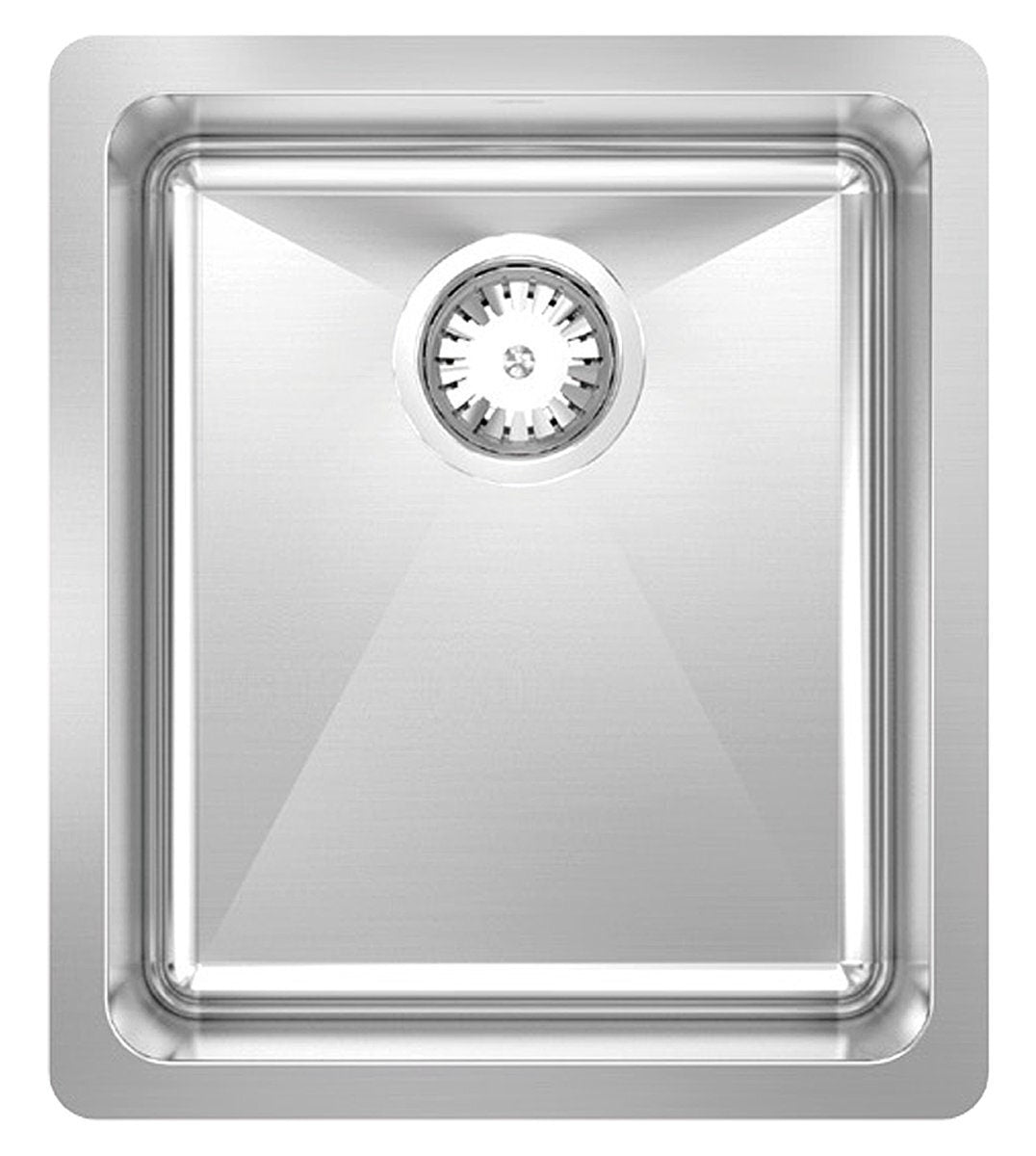Abey single bowl laundry tub - Satin stainless steel with overflow - Inset or undermount - LT100