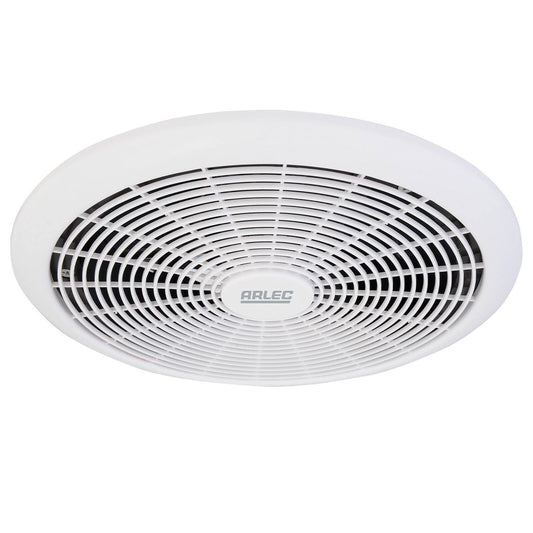 Arlec 200mm Exhaust Fan - Energy Efficient - Plastic - Easy Clean