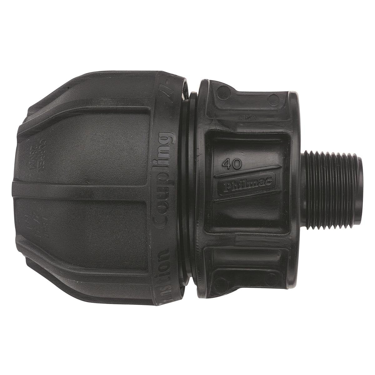 Philmac Universal Transition Coupling 15 21mm Polypropylene Durable - SuperSaverAU - view 1
