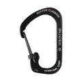 Nite Ize Size 2 Carabiner Slide Lock, Black Stainless Steel