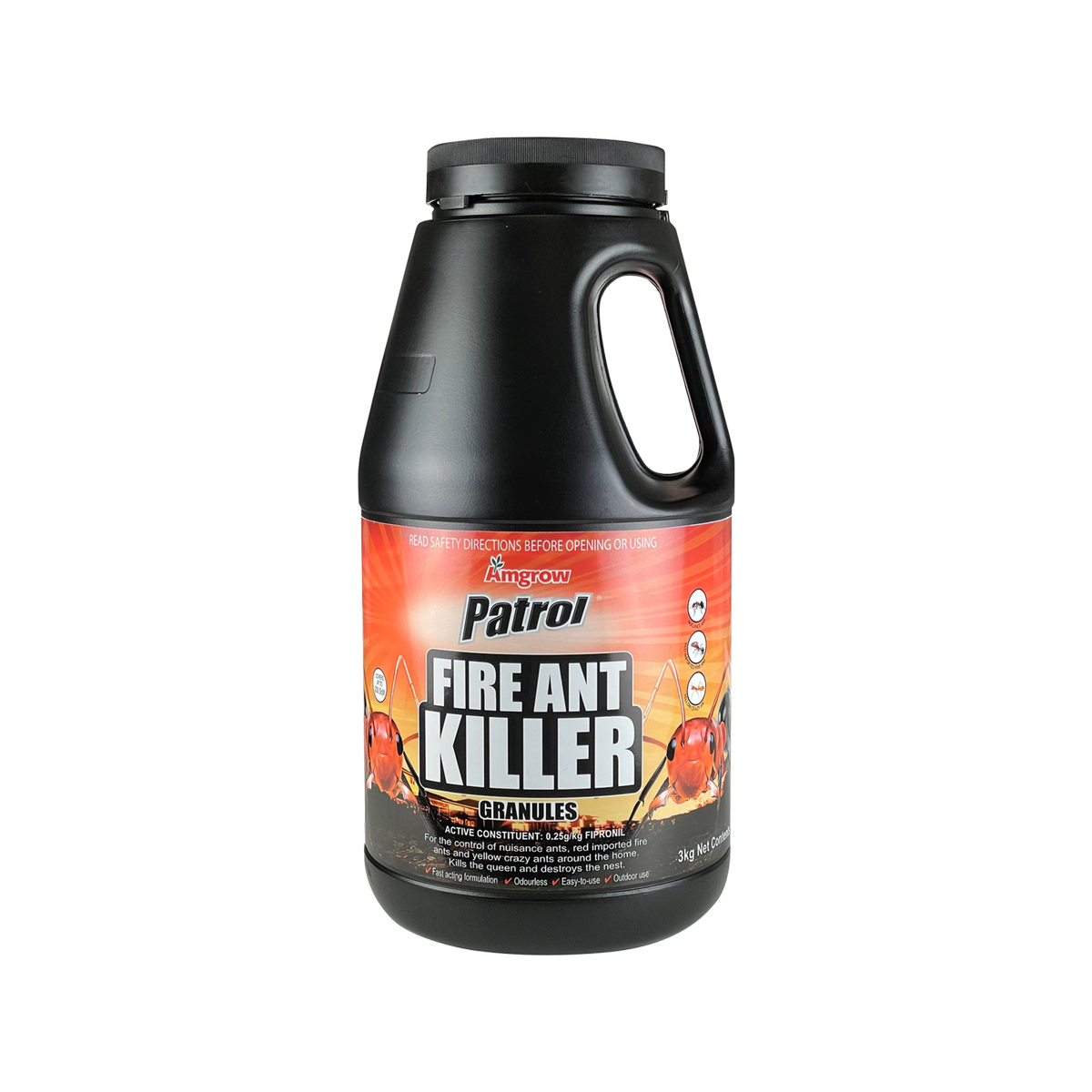 Amgrow 3kg Granular Patrol Fire Ant Killer - Effective Ant Control - SuperSaverAU - view 1