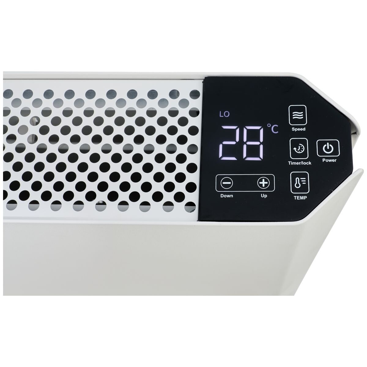 Goldair 2400W Convector Panel Heater - Wi-Fi and Voice Control, 24-Hour Timer, White - GPCV405