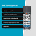 White Knight Rust Guard Touch Up Spray Paint 300g Basalt Matt - SuperSaverAU - view 4