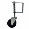 Easyroll 100mm Hard Rubber Swivel Gate Castor, Indoor Outdoor, 55kg