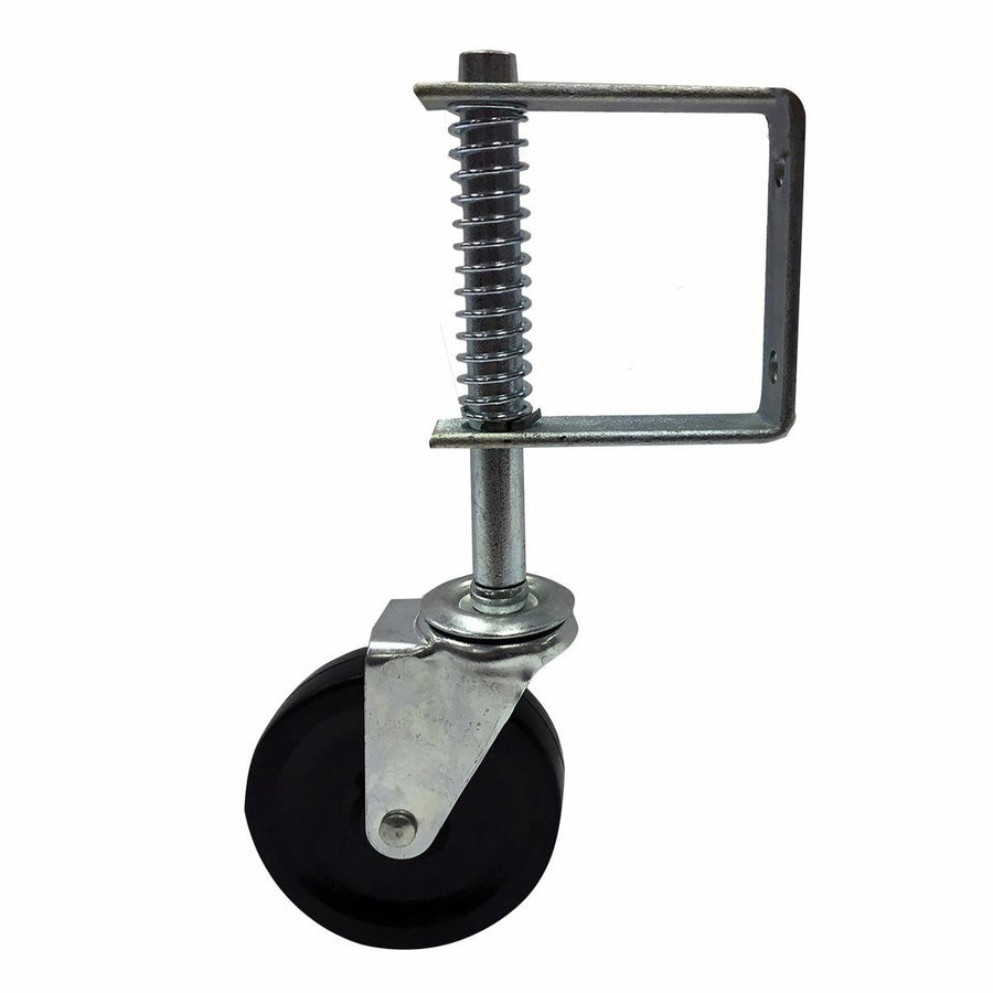 Easyroll Swivel Gate Castor 100mm Hard Rubber 55kg Load Capacity - SuperSaverAU - view 1