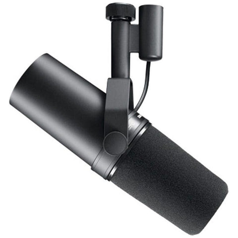 Shure Professional Dynamic Vocal Microphone - Cardioid Pattern, Shock Isolation, Pop Filter - SHR-SM7B