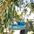 Northcote Pottery 31 x 12cm Teal Seville Bird Feeder Resin