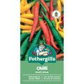 Mr Fothergill's Chilli Devils Brew Seeds, Super Hot Multi-Colour Chillies for Pots & Gardens