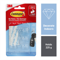 Command Mini Clear Hooks 6 Pack - Adhesive - Plastic - Damage-Free - SuperSaverAU - view 2