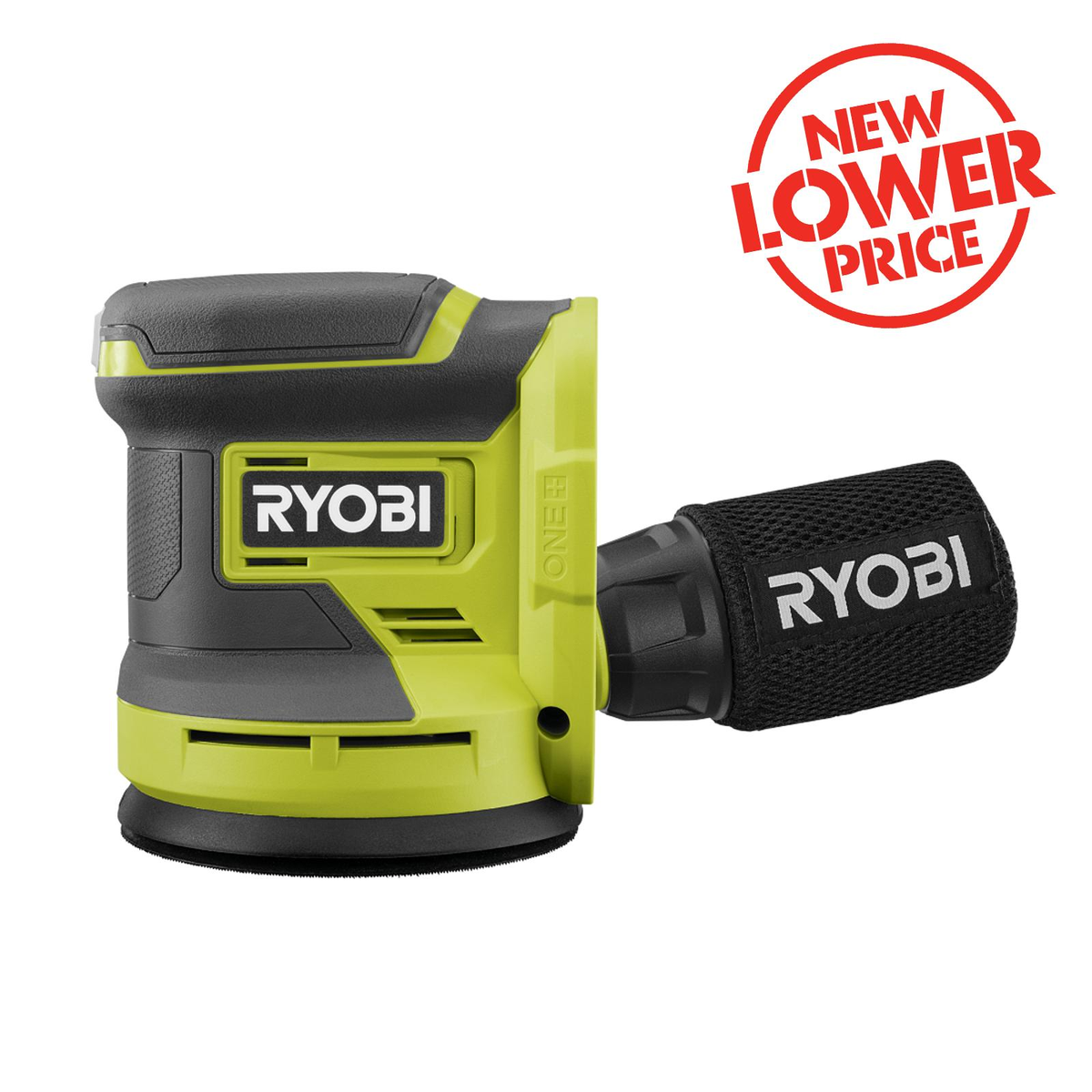 Ryobi 18V ONE+ Random Orbital Sander RROS18 - Tool Only - 11,000 RPM - Efficient Sanding - SuperSaverAU - view 1