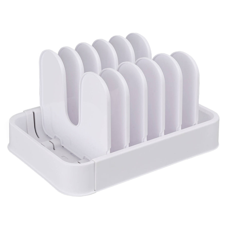 Ezy Storage Expanding Cookware Organiser White
