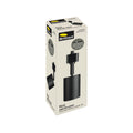 Brilliant Black Naj Single Add On Track Light - 1 Light - 55mm x 175mm - Adjustable - SuperSaverAU - view 4