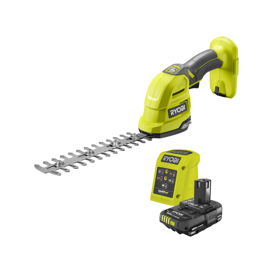 Ryobi 18V ONE+ Hedge Grass Shears 2.0Ah Kit R18HTR132 - 217mm Bar Length - 80 Minutes Runtime - SuperSaverAU - view 1