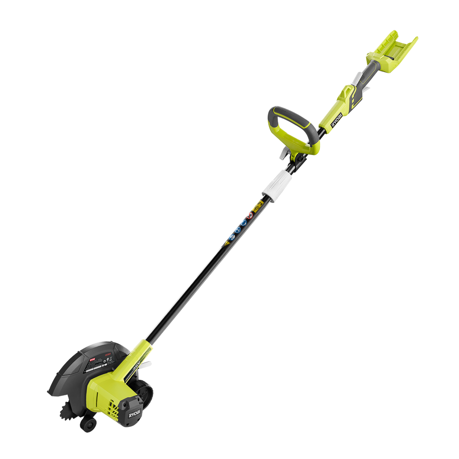 Ryobi Cordless Edger - 220mm - Plastic/Metal - 40mm Cutting Depth - SuperSaverAU - view 1