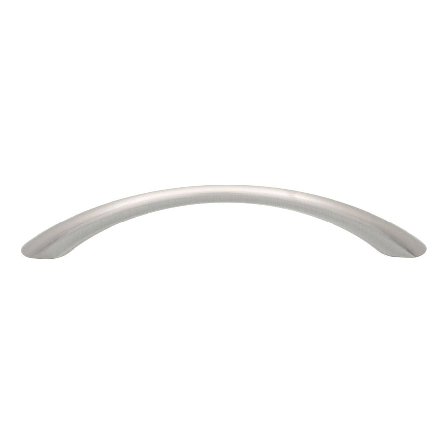 Prestige 128mm Tapered Bow Handle - Brushed Nickel - Zinc Alloy - Easy Install - SuperSaverAU - view 1