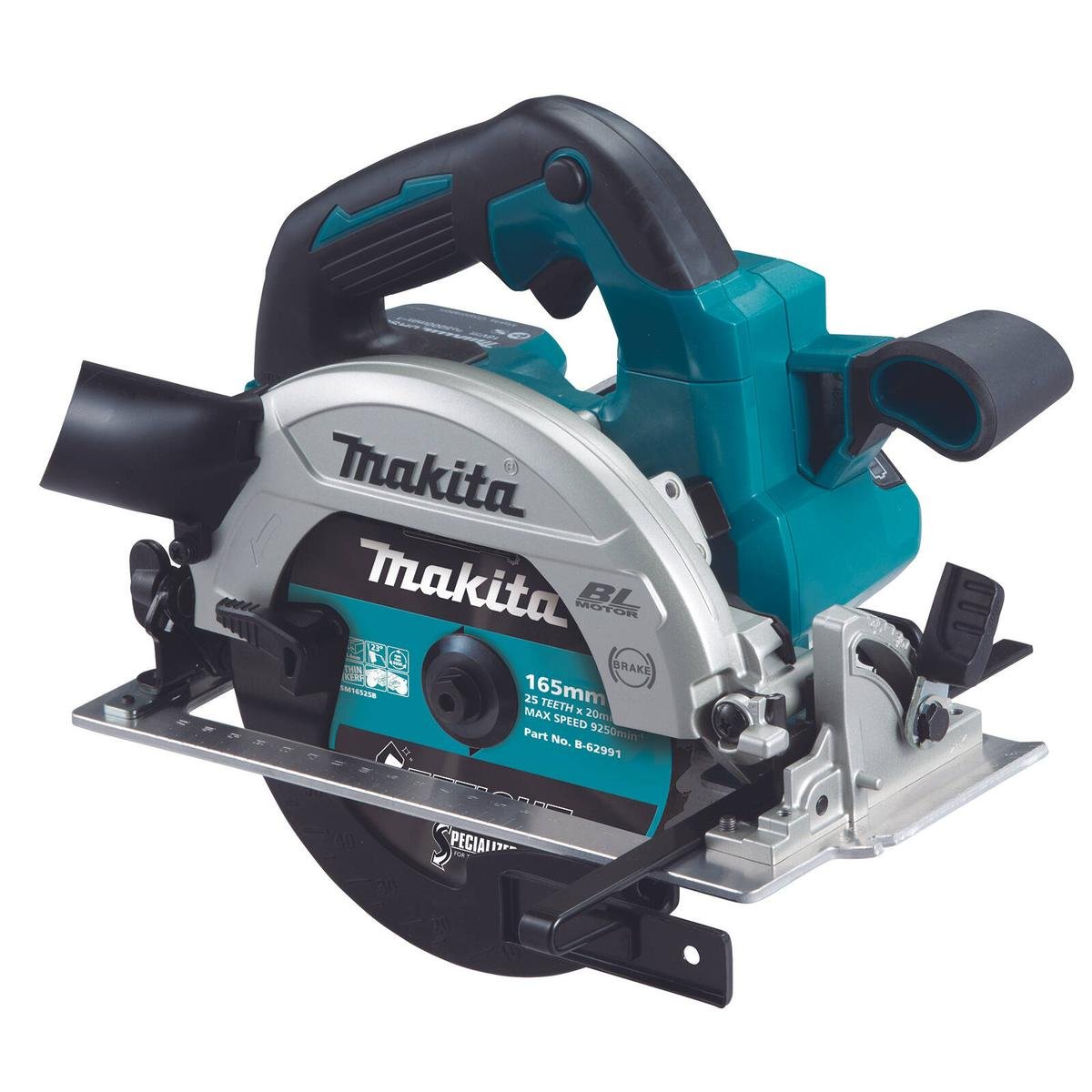 Makita Brushless Circular Saw - 165mm - Plastic - Electric Brake