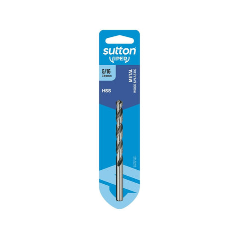 Sutton Tools 5/16" Viper Jobber Drill Bit - M2 HSS - Fast Drilling Speed - SuperSaverAU - view 1