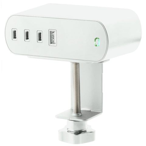 Arlec 2 Outlet Powerboard with Desktop Clamp PD20W USB-C 1.8m White