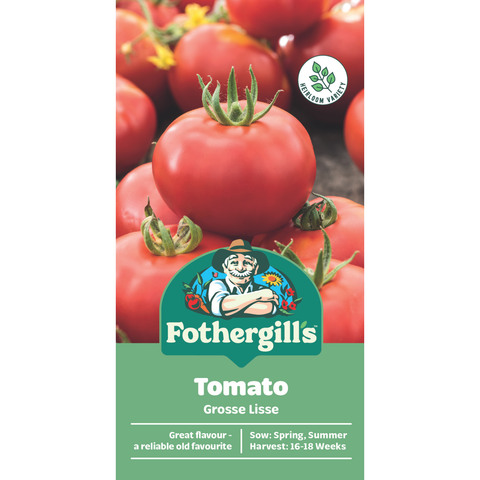 Mr Fothergill's Grosse Lisse Tomato Seeds - Medium-Large Globe Variety