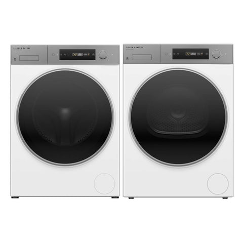 Fisher & Paykel Series 7 10kg Front Load Washer and Heat Pump Dryer Package - White - WH1060D5DH1060D5