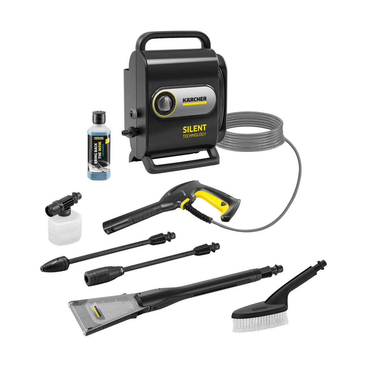 Karcher K Silent Anniversary Edition Pressure Washer 1950 PSI - 6m Hose - Eco!Booster - SuperSaverAU - view 1