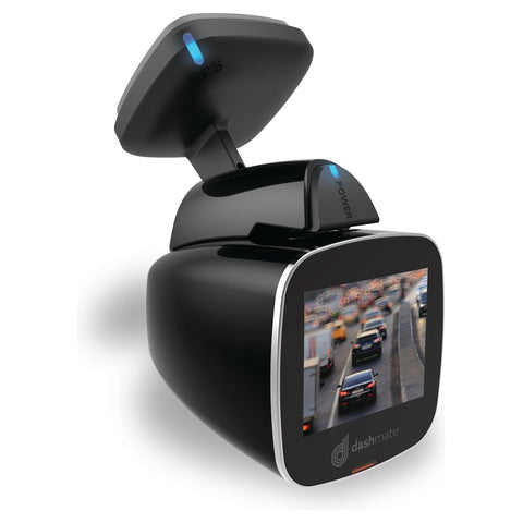 Dashmate Full HD dash cam with GPS and WiFi - 150 degree field of view, G-sensor, black - DSH-890