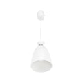 Brilliant Lighting 16cm White Minca Metal DIY Pendant Light E27