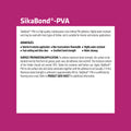 Sika Sikabond PVA Adhesive 5L, Dries Clear, for Timber and Flooring