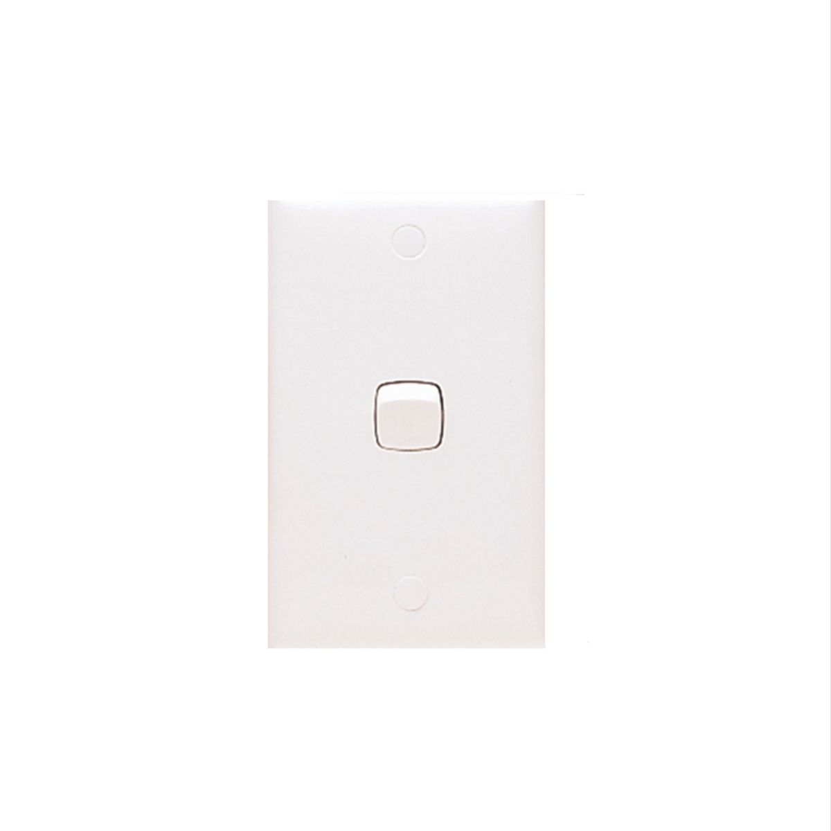 HPM Standard Wall Switch - 1 Gang - White ABS - Easy To Install - SuperSaverAU - view 1