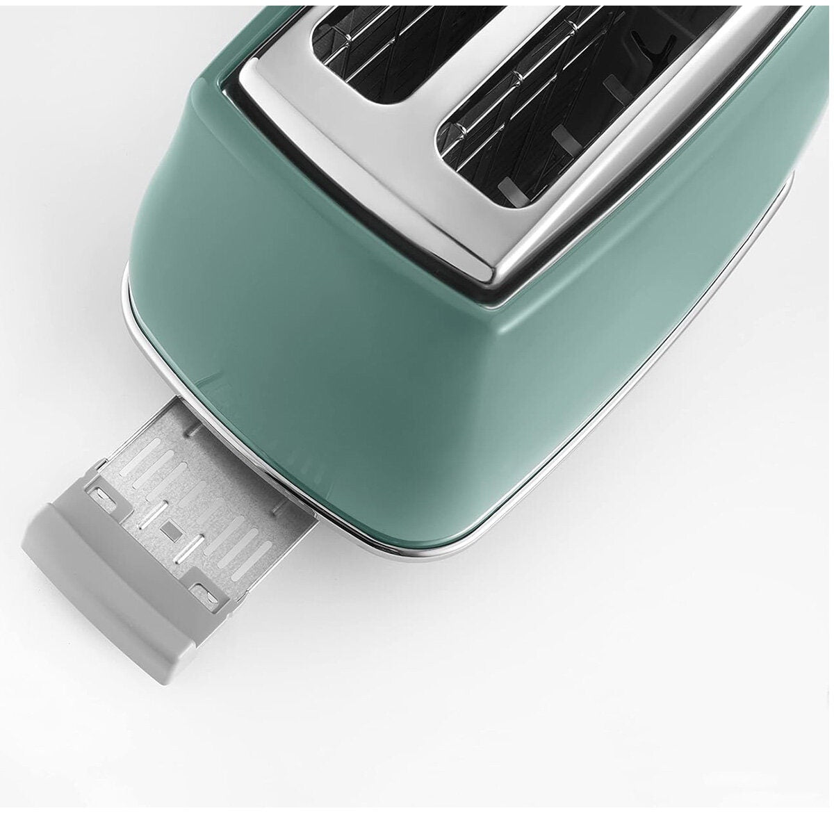 DeLonghi Icona Capitals 2 Slice Toaster - Toronto Green, Six Browning Levels - CTOC2003GR