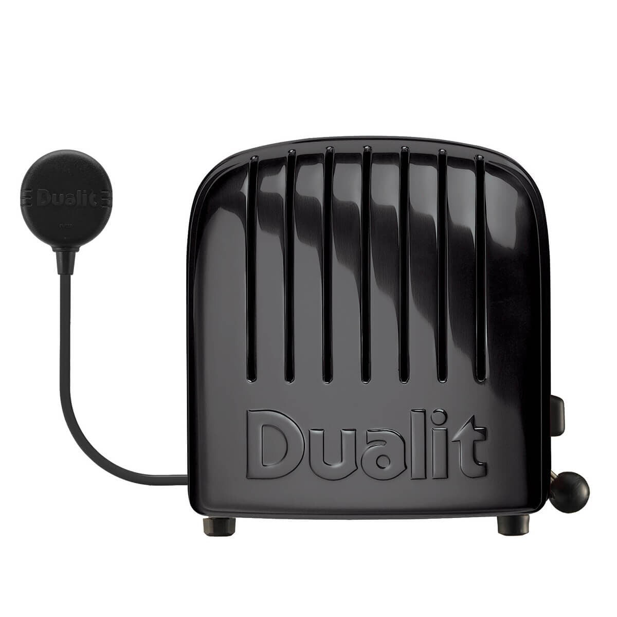 Dualit NewGen 4 Slice Toaster - Matte Black Finish, Slot-Selector Control, Wire Guard - DU47065