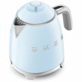 Smeg 50s Retro Style 800mL Mini Electric Kettle - Pastel Blue, 1400W, Double Wall - KLF05PBAU