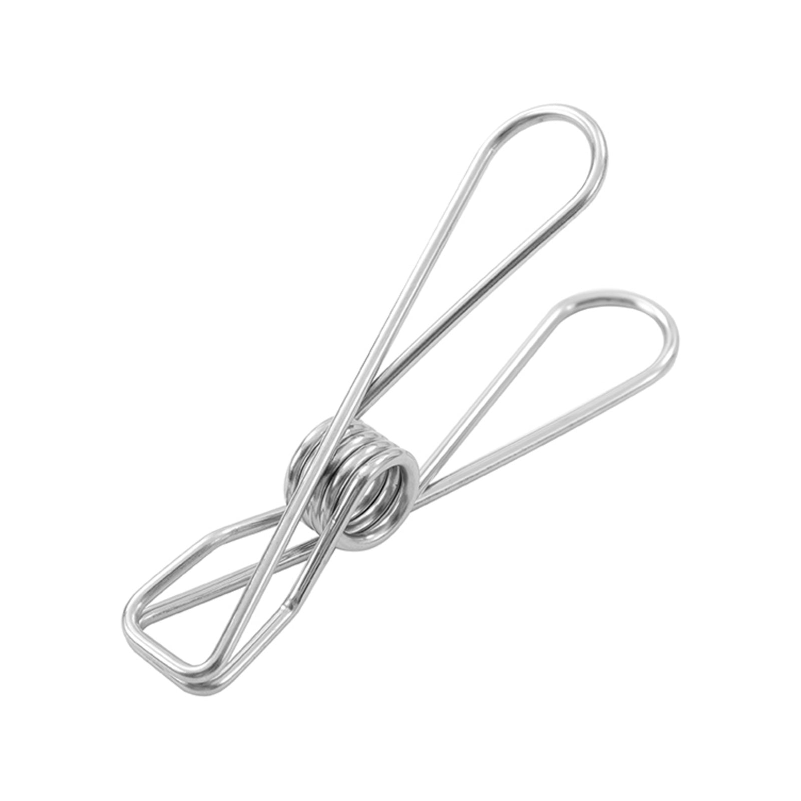 Boxsweden Stainless Steel Clothes Pegs 20 Pack - 27mm Silver Rust-Resistant Pegs