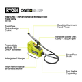 Ryobi 18V ONE+ HP Brushless Rotary Tool - Tool Only - 40 Accessories - 1.6kg - SuperSaverAU - view 2