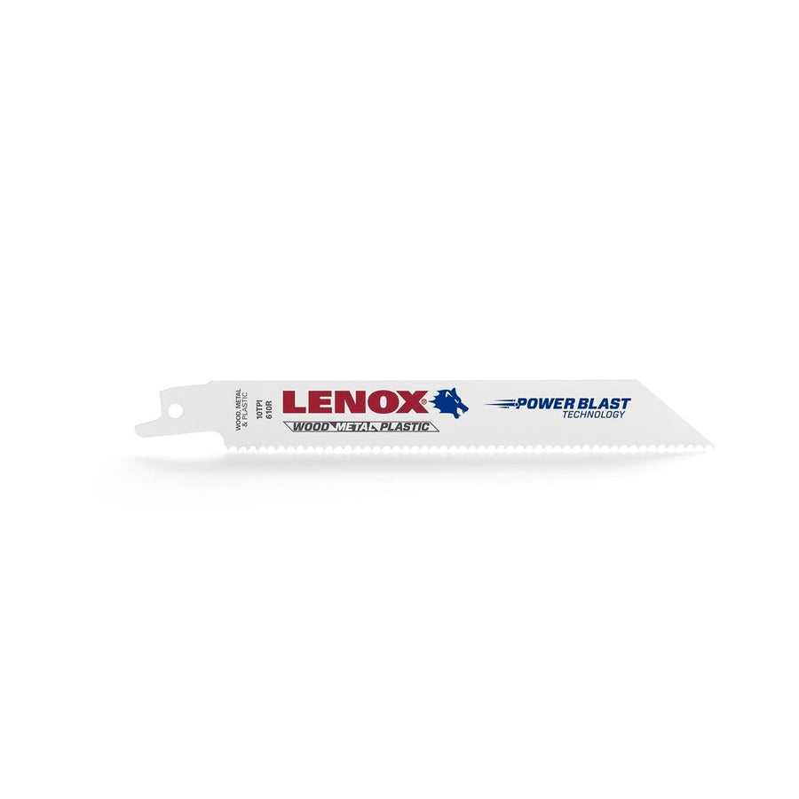 Lenox Reciprocating Saw Blade 150 x 19 x 0.9mm Bi-metal 10tpi 5 Pack - SuperSaverAU - view 1