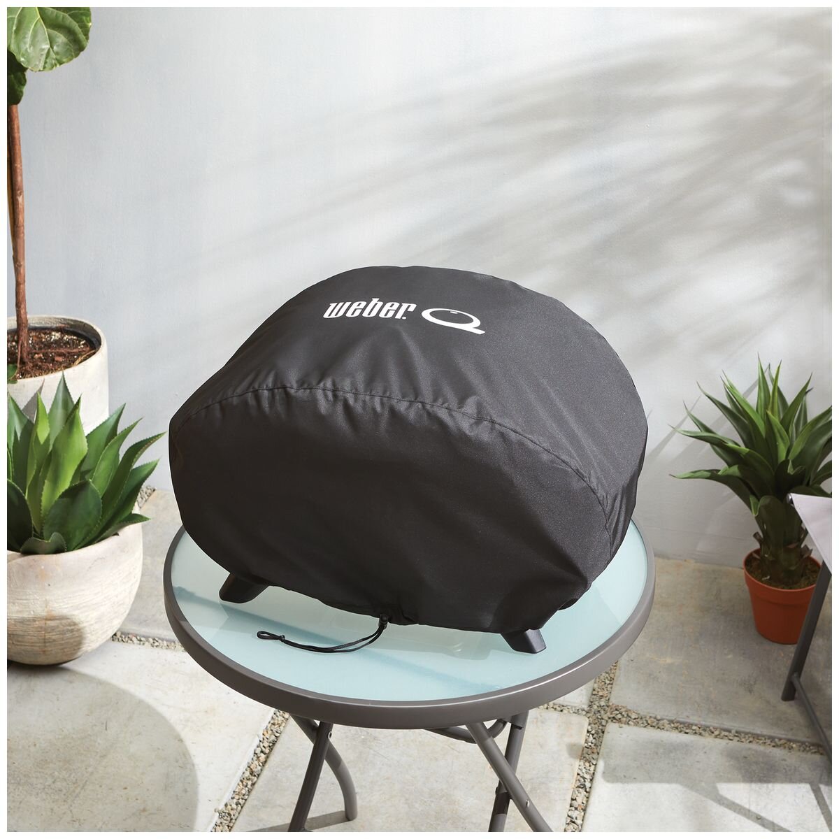 Weber Q Premium BBQ Cover - 100% Polyester, Black, For Q2000N, Q2200N, Q2600N+ and Q2800N+ - 3400143