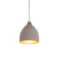 Home Design Bussi Concrete Pendant Light 200mm Natural Grey E27 Indoor
