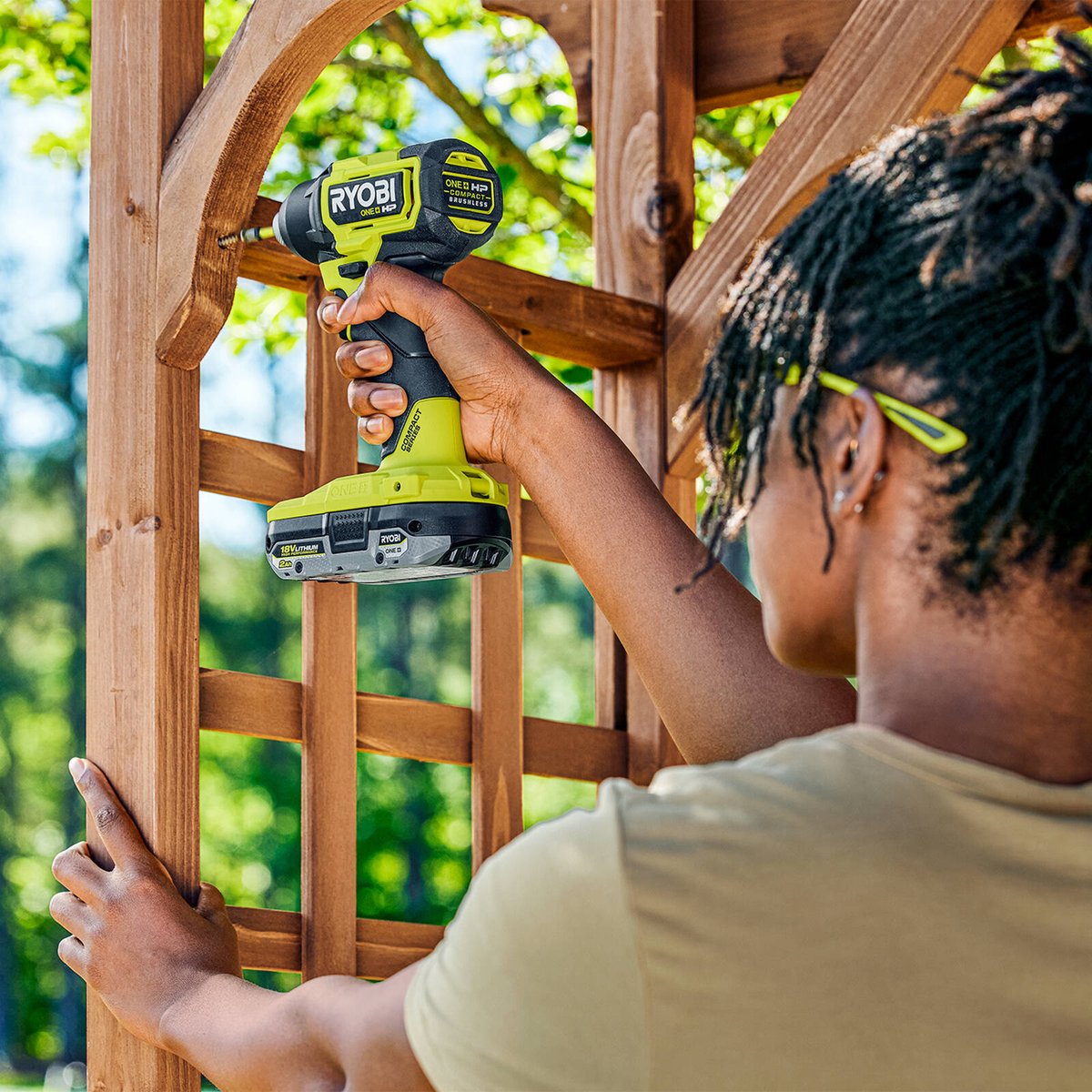 Ryobi 18V ONE+ HP Brushless Compact Impact Driver Kit - 4Ah Battery - 240Nm Torque - SuperSaverAU - view 3