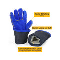 Bossweld 16 Blue Welding Gloves - Heavy Duty Gauntlet - 40cm Length - SuperSaverAU - view 5
