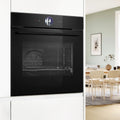 Bosch 60cm Series 8 Pyrolytic Multifunction Oven - 71L Black - Air Fry and Meat Probe - HBG976MB1A