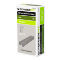 PowerFit 16mm 18 Gauge 6000 Series Electro-Galvanised Narrow Crown Staples - 2000 Pack