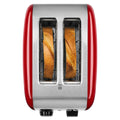 KitchenAid Classic 2 Slice Toaster - Empire Red, 5 Shade Settings, All Metal Construction - 5KMT2115AER