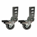 Move It 50mm TPR Swivel Brake Angle Plate Castor 2 Pack 40kg - SuperSaverAU - view 1