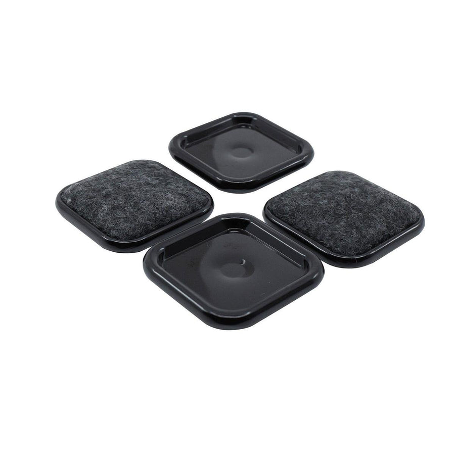Surface Gard Square Carpet Castor Cup 38x38mm 4 Pack - Floor Protection - SuperSaverAU - view 1